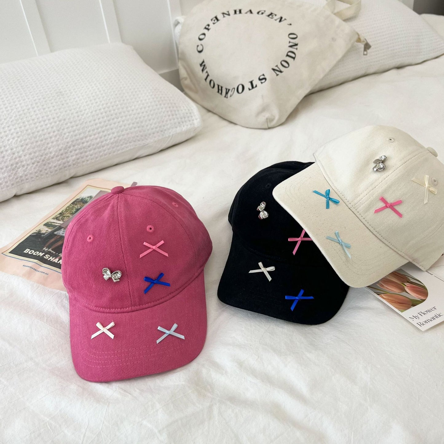 Autumn And Winter Bow Special Baseball Cap